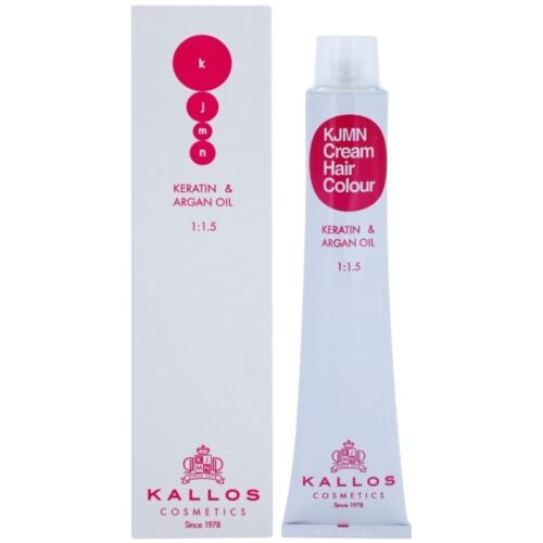 Kallos KJMN Cream Hair Colour Keratin & Argan Oil barva na vlasy s keratinem