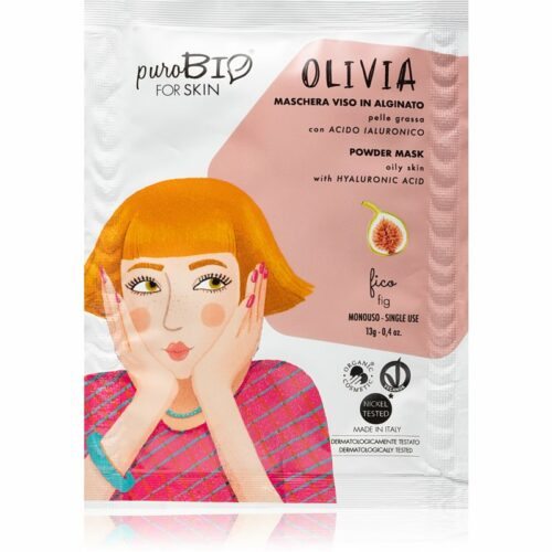 puroBIO Cosmetics Olivia Fig slupovací maska
