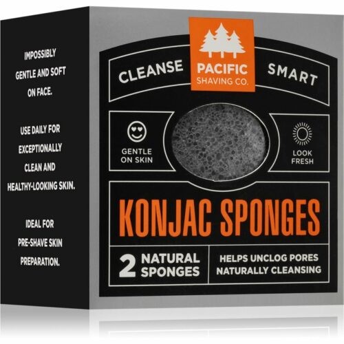 Pacific Shaving Konjac Sponges jemná exfoliační houbička