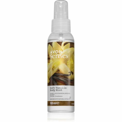 Avon Naturals Care Vanilla & Sandalwood osvěžující tělový sprej