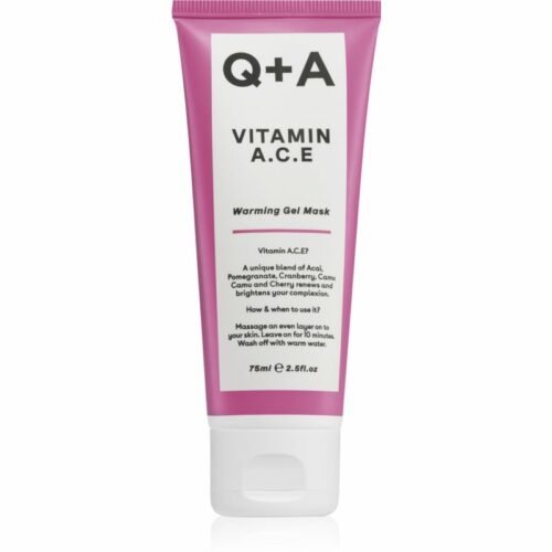 Q+A Vitamin A. C. E obnovující gelová maska s
