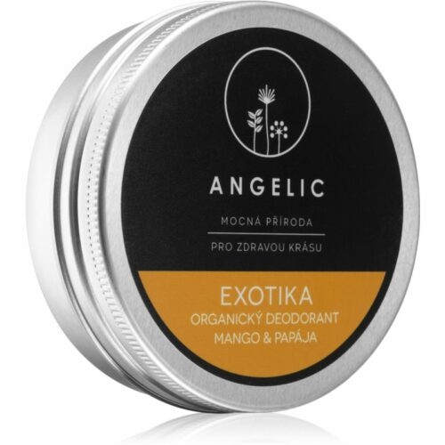Angelic Organický deodorant "Exotica" Mango & Papája krémový