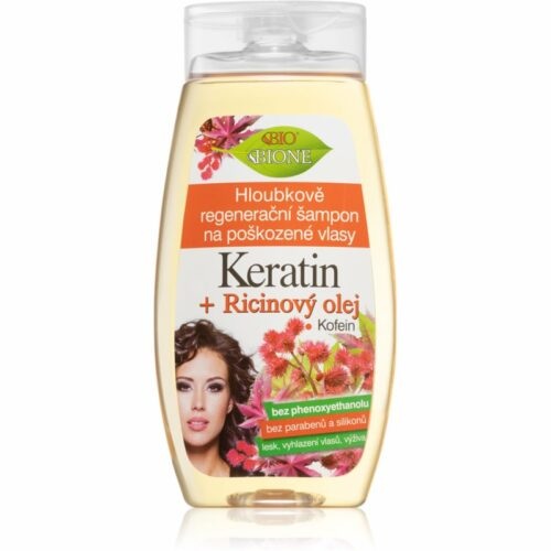 Bione Cosmetics Keratin + Ricinový olej hloubkově regenerační